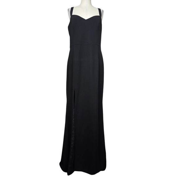 Dress the Population Dresses & Skirts - NWT Dress The Population Estella Black Sweetheart Front Slit Dress XXL